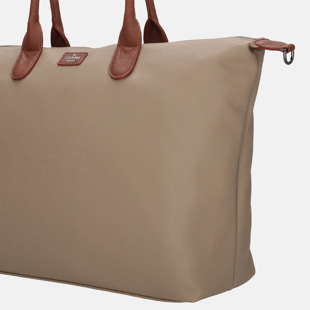 Charm London  Buckingham Palace shopper L taupe bij Duifhuizen