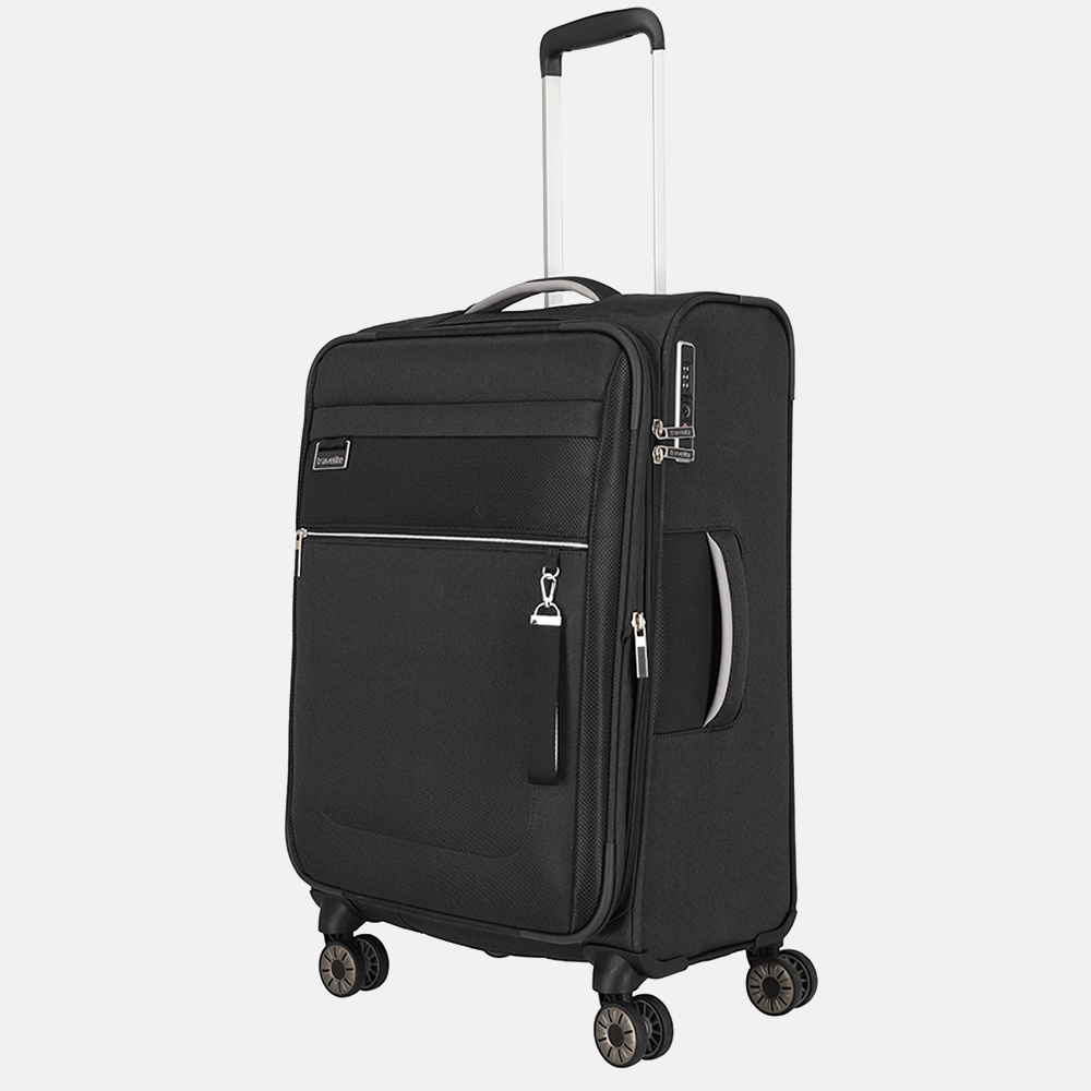 Travelite Miigo koffer 67 cm black bij Duifhuizen