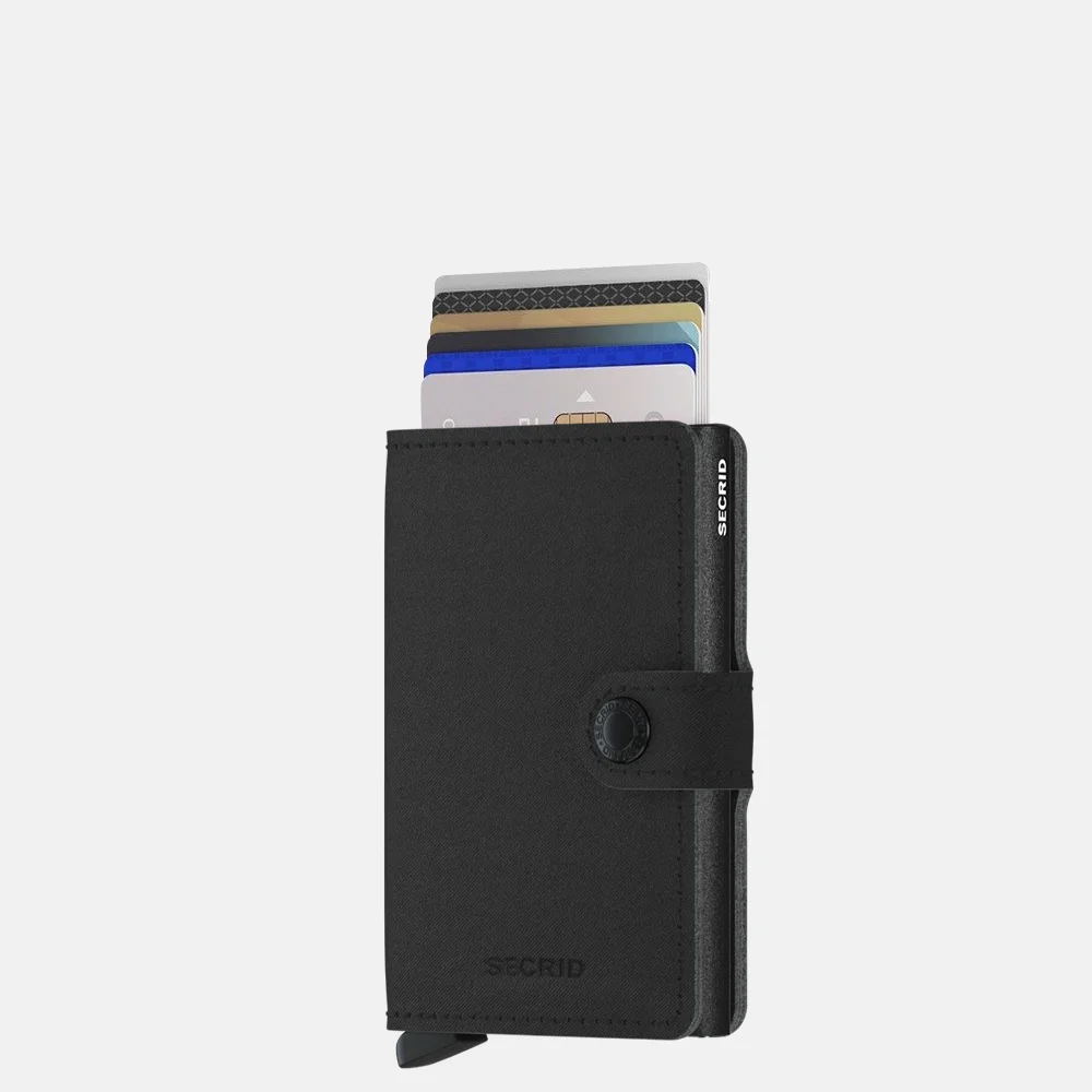 Secrid Miniwallet pasjeshouder yard powder black bij Duifhuizen