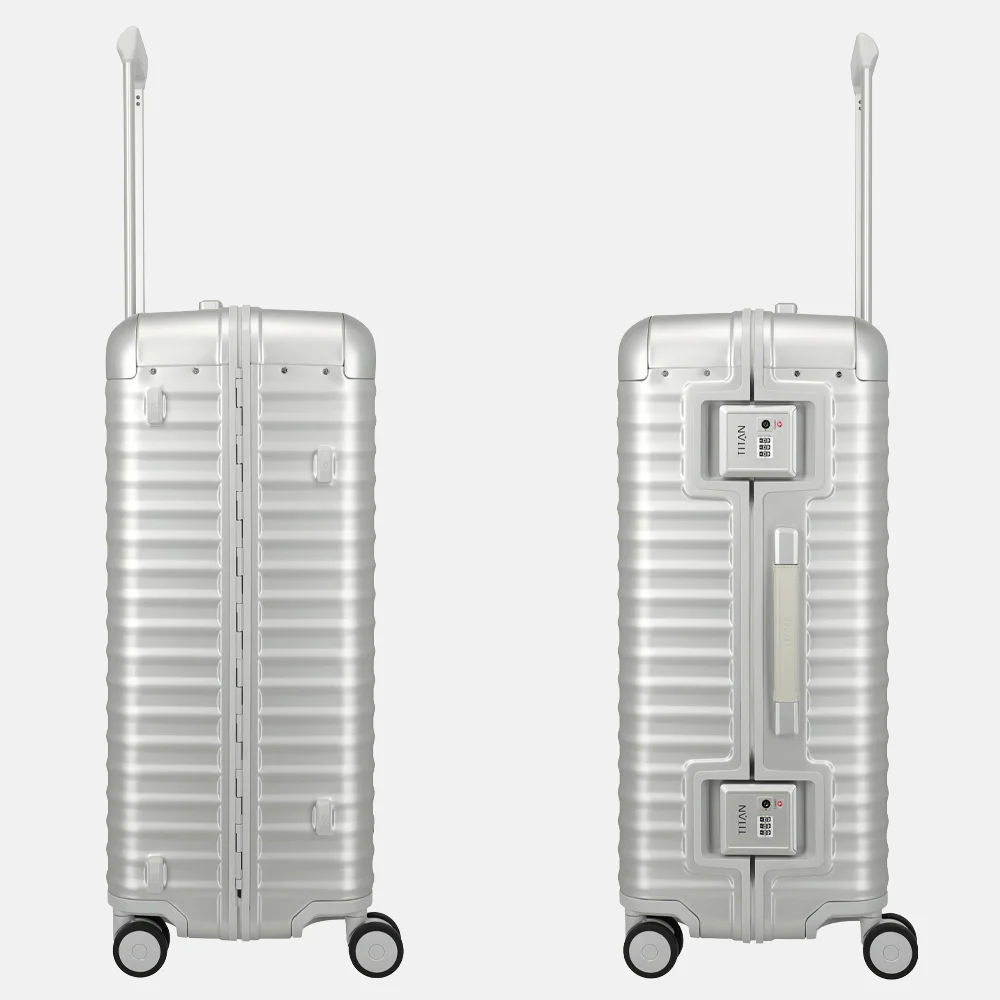 Titan Eternity reiskoffer 75 cm silver bij Duifhuizen