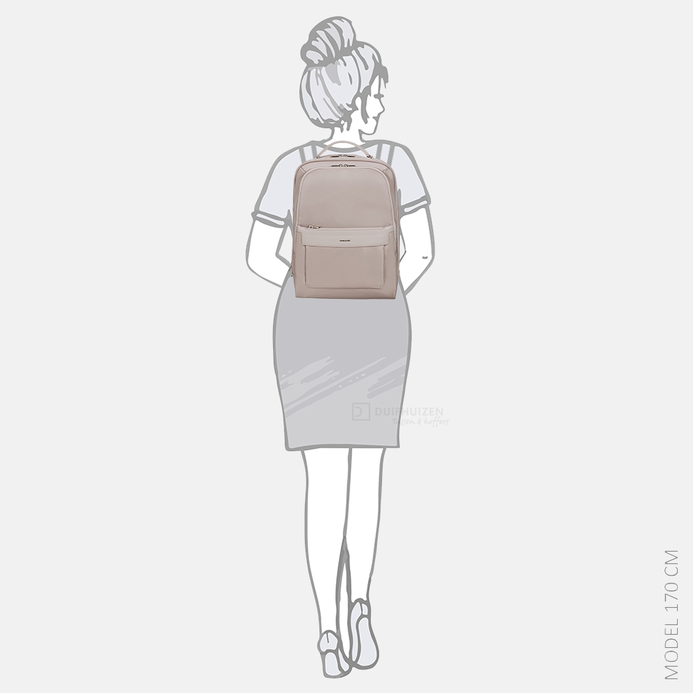 Samsonite Zalia 2.0 rugzak stone grey bij Duifhuizen