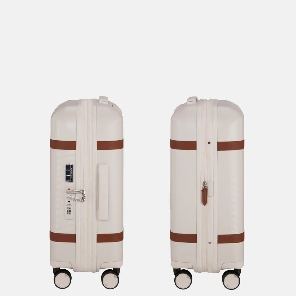 Samsonite Image Spinner handbagage koffer expendable 55 cm ivory bij Duifhuizen