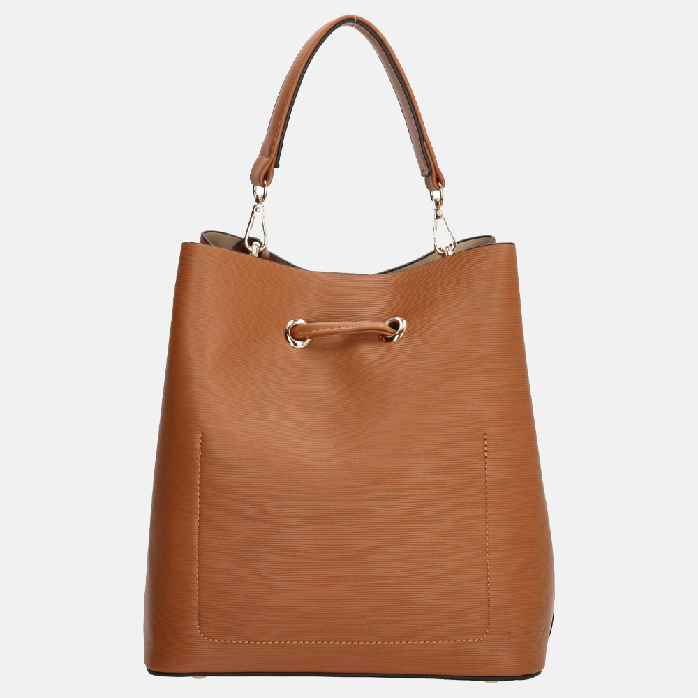 Charm London Leichester handtas cognac bij Duifhuizen