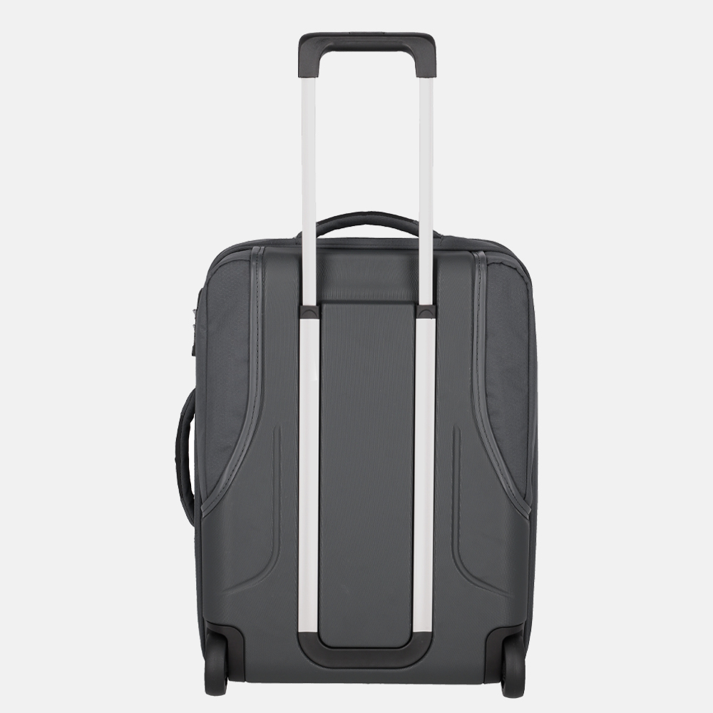 Travelite Upright koffer 55 cm anthracite bij Duifhuizen