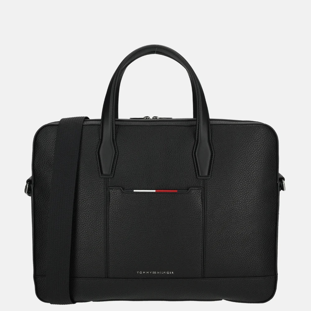 Tommy Hilfiger Central slim laptoptas 16 inch black