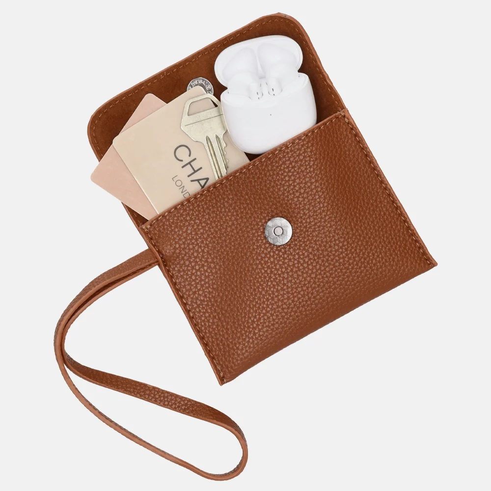 Charm London laptoptas 15 inch bruin bij Duifhuizen