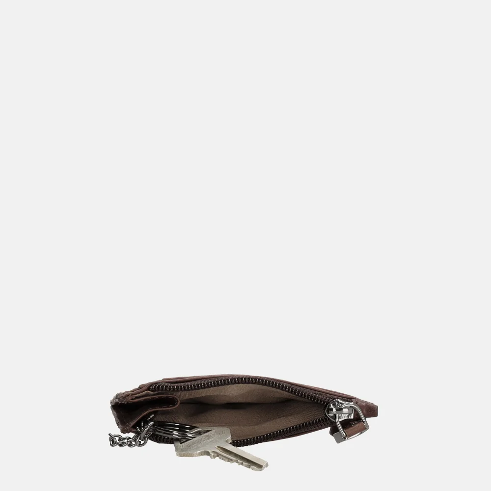 Micmacbags Everyday sleuteletui donkerbruin bij Duifhuizen