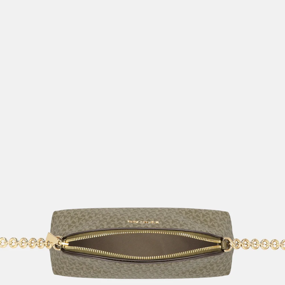Michael Kors Freddie crossbody tas S loden bij Duifhuizen