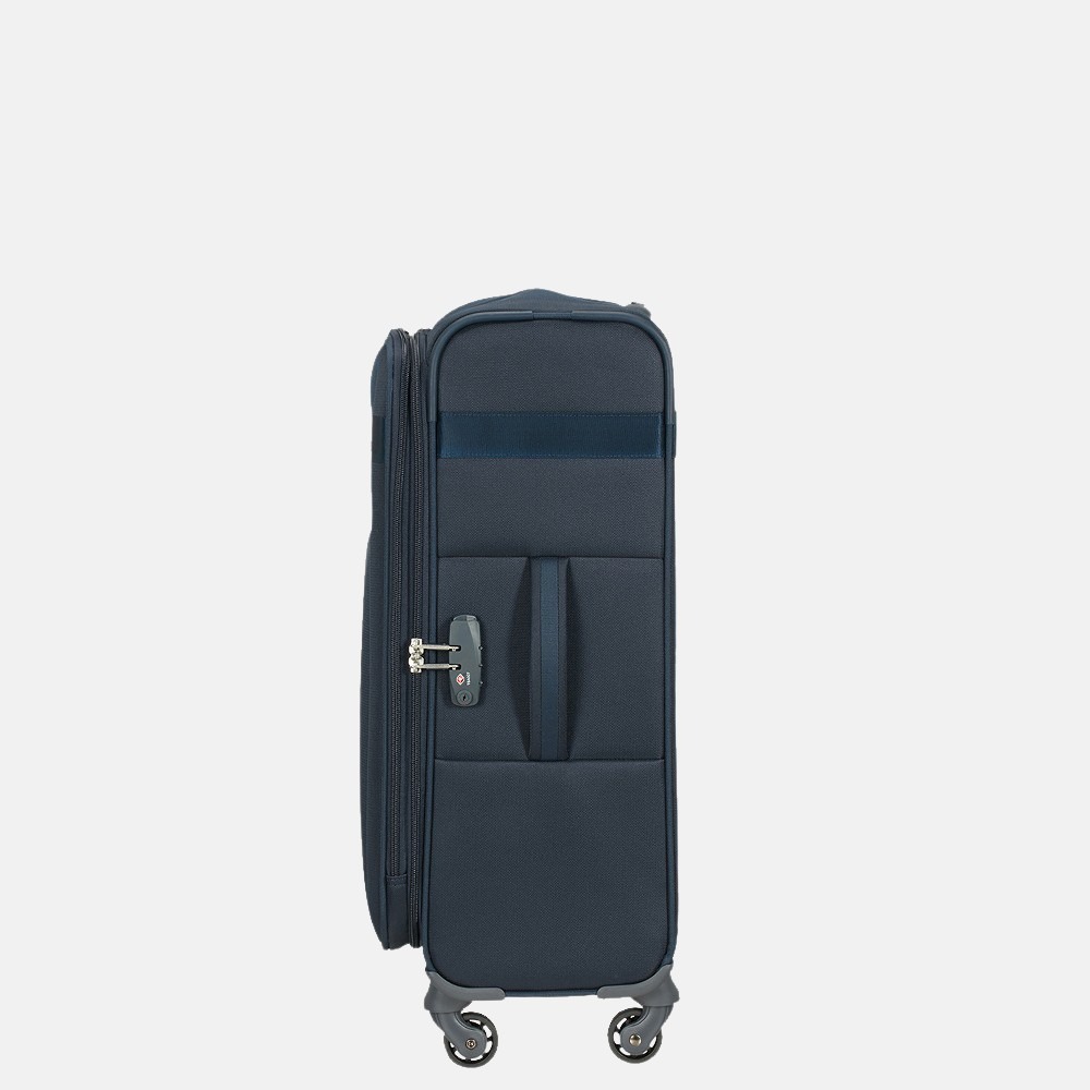 Samsonite Citybeat Spinner koffer 66 cm navy blue bij Duifhuizen