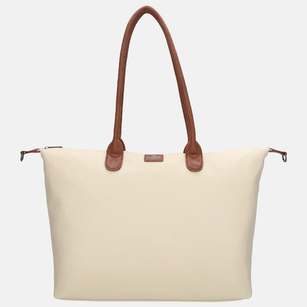 Charm London Buckingham Palace shopper L beige bij Duifhuizen