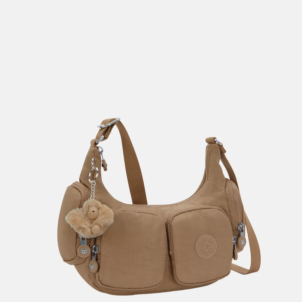 Kipling Rikka crossbody tas S early tan bij Duifhuizen