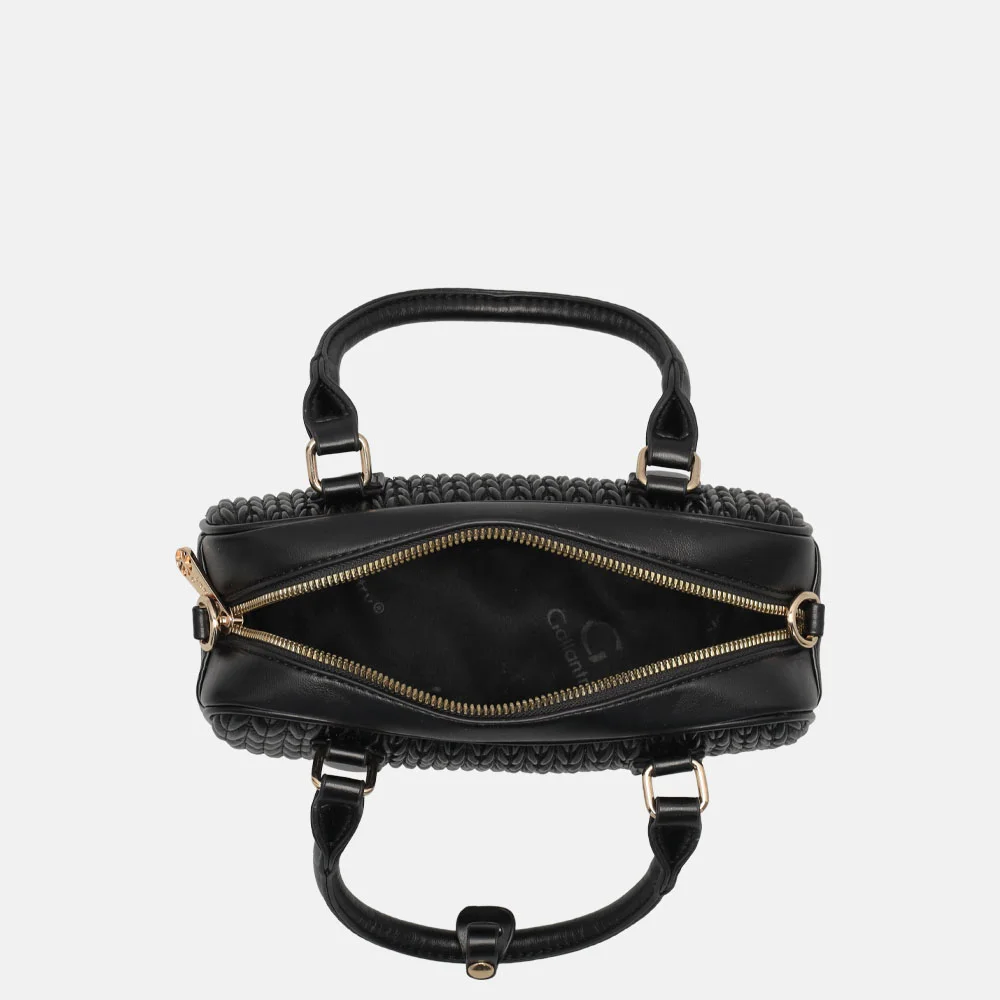 Firenze Smocked handtas black bij Duifhuizen