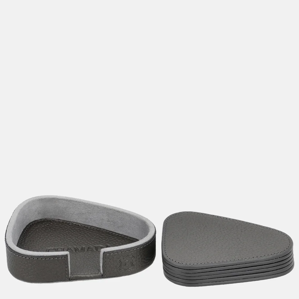 Chamada leren onderzetters effen organisch gun bij Duifhuizen