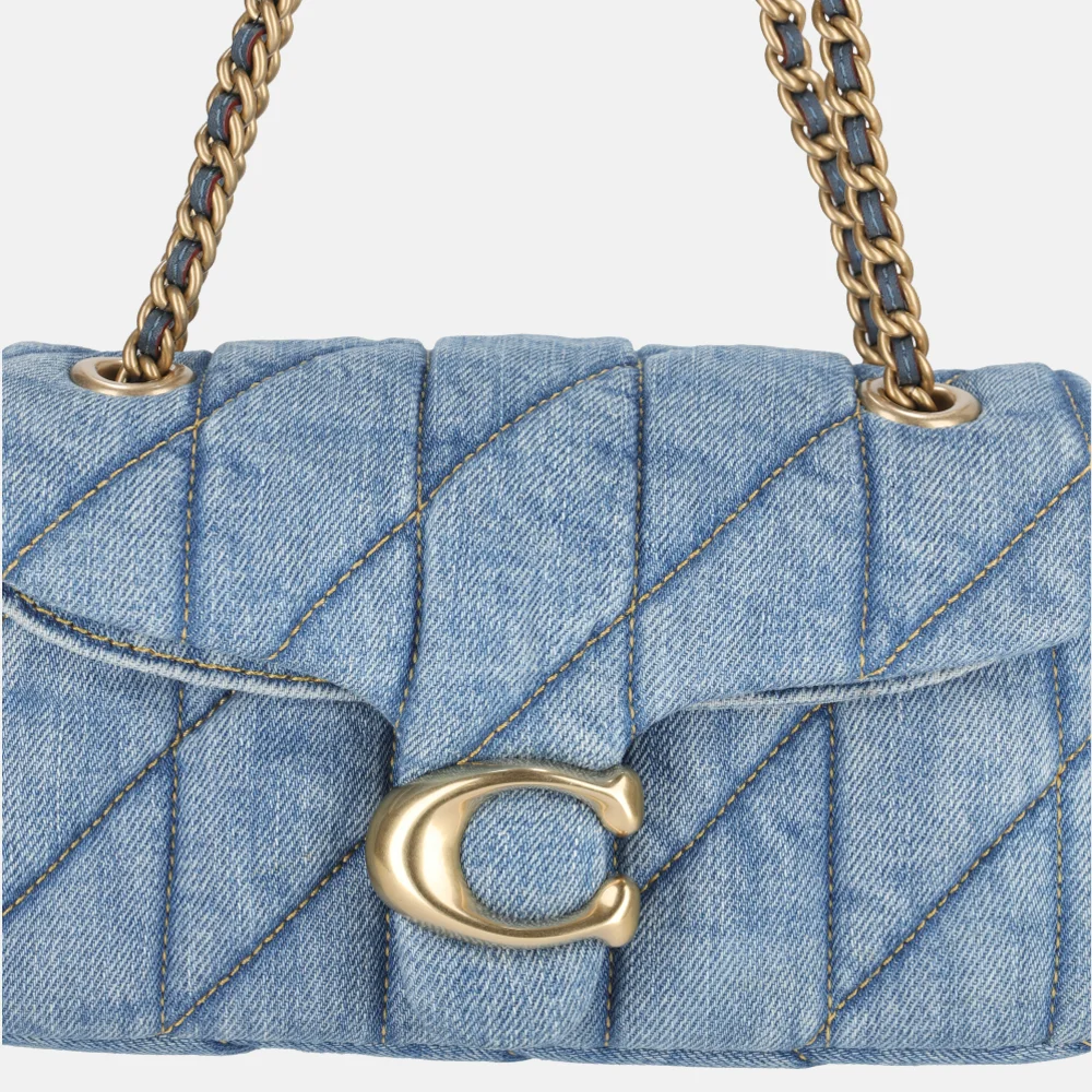 Coach Tabby Quilted schoudertas 20' indigo bij Duifhuizen