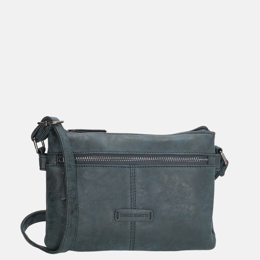 Enrico Benetti Nouméa crossbody tas blue bij Duifhuizen