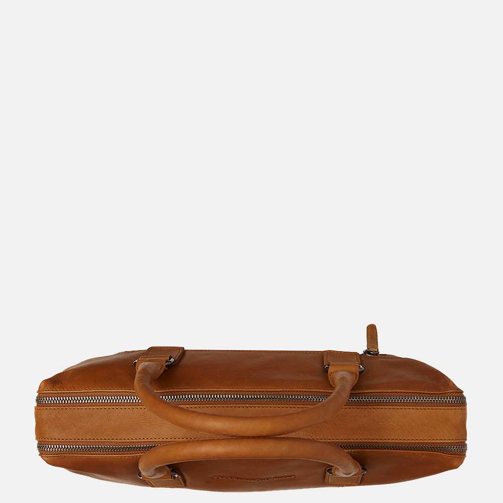 Chesterfield Salvador laptoptas 15 inch cognac bij Duifhuizen