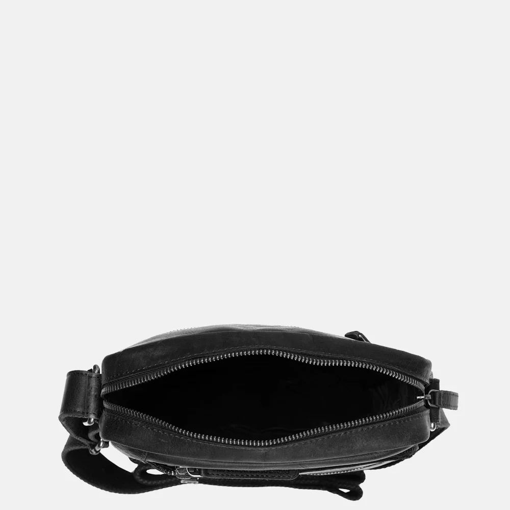 Chesterfield Dessau schoudertas black bij Duifhuizen