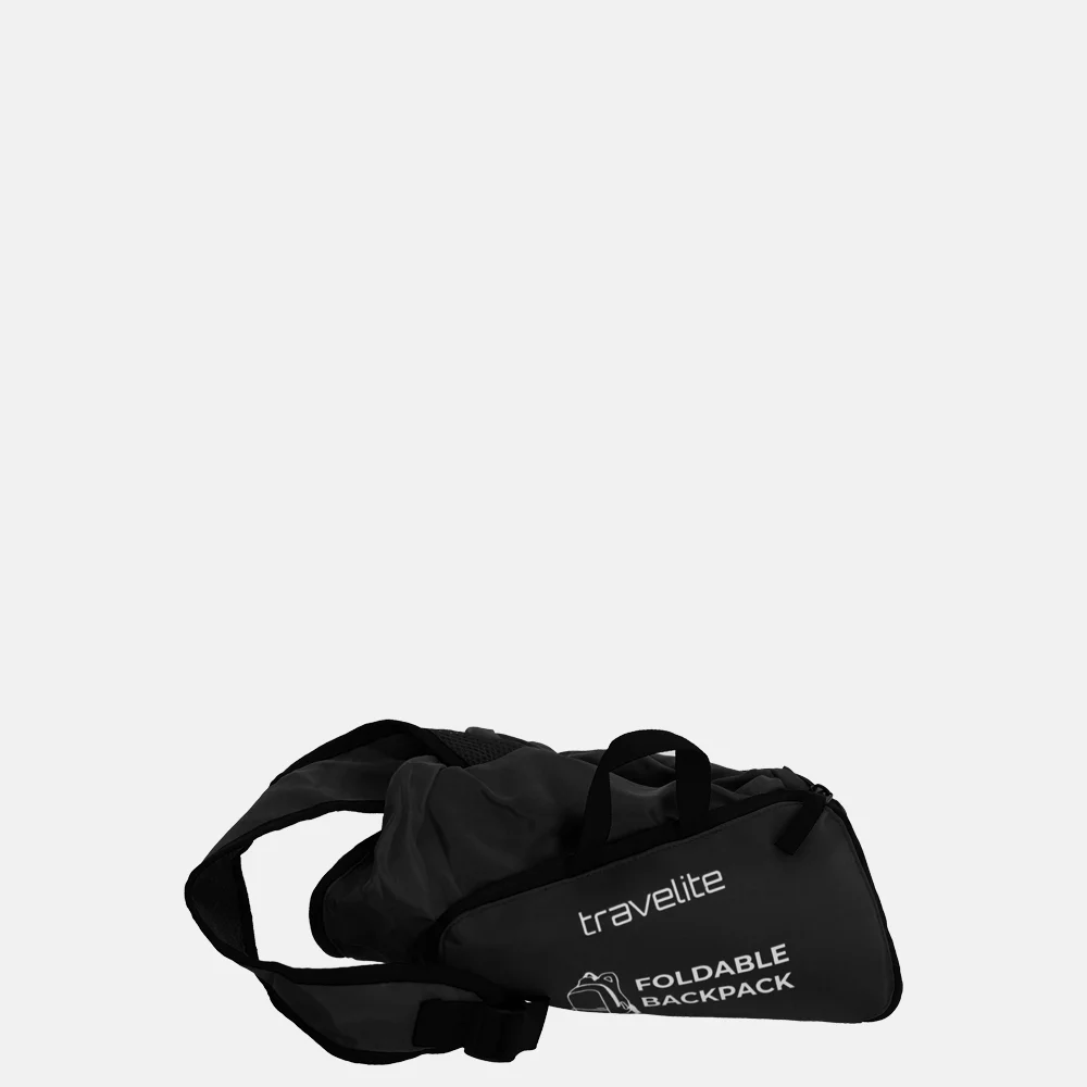 Travelite opvouwbare rugzak black bij Duifhuizen