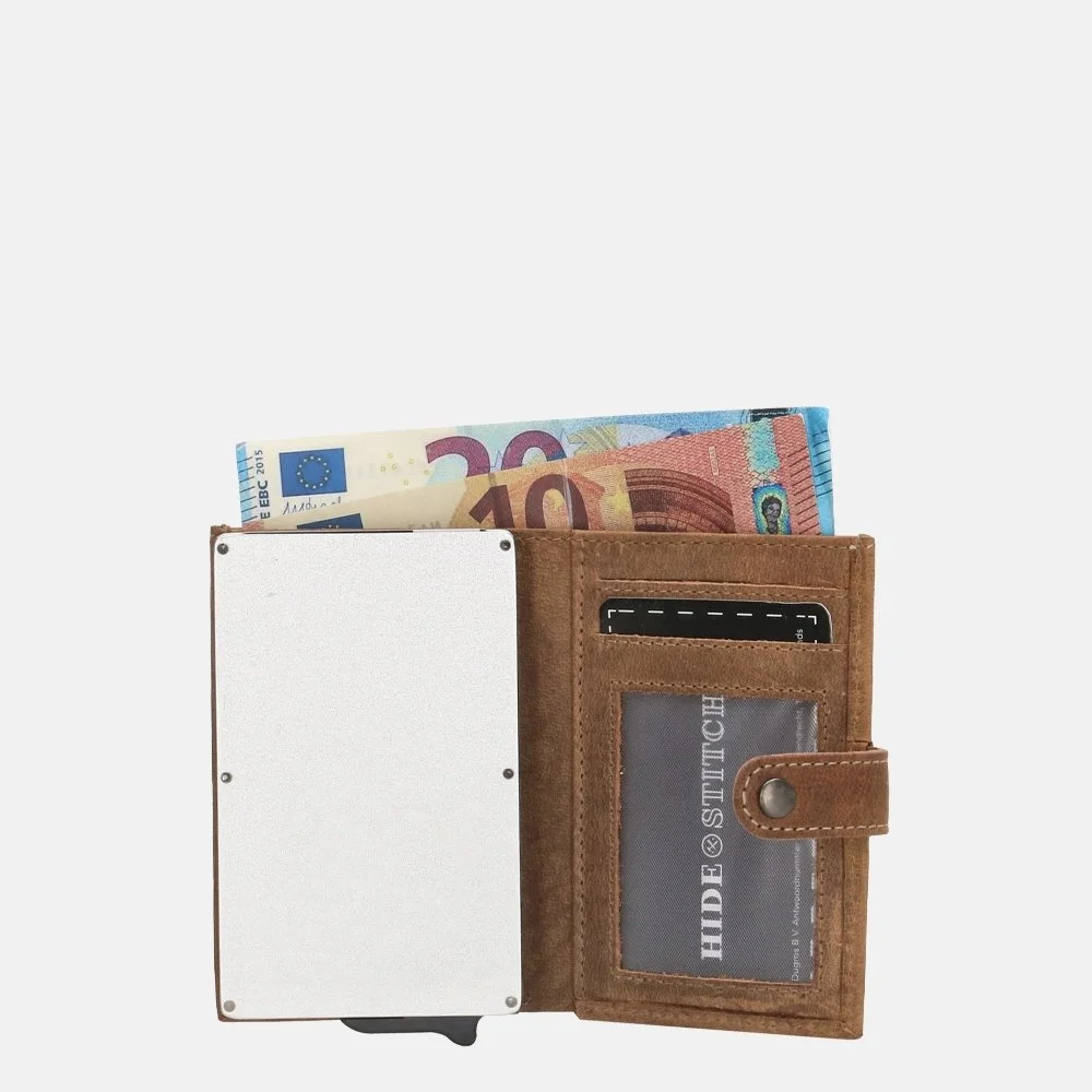 Hide & Stitches Idaho pasjeshouder bruin bij Duifhuizen
