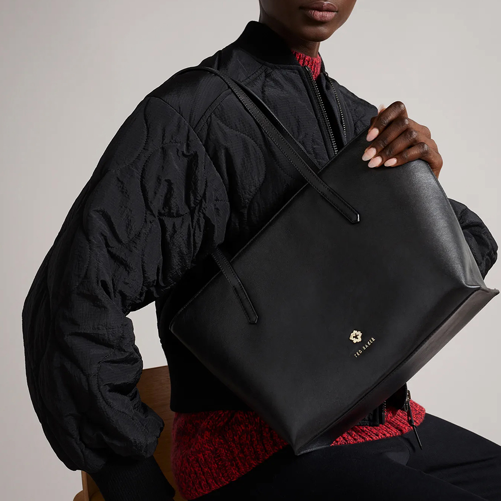 Ted Baker Jorjina shopper black bij Duifhuizen