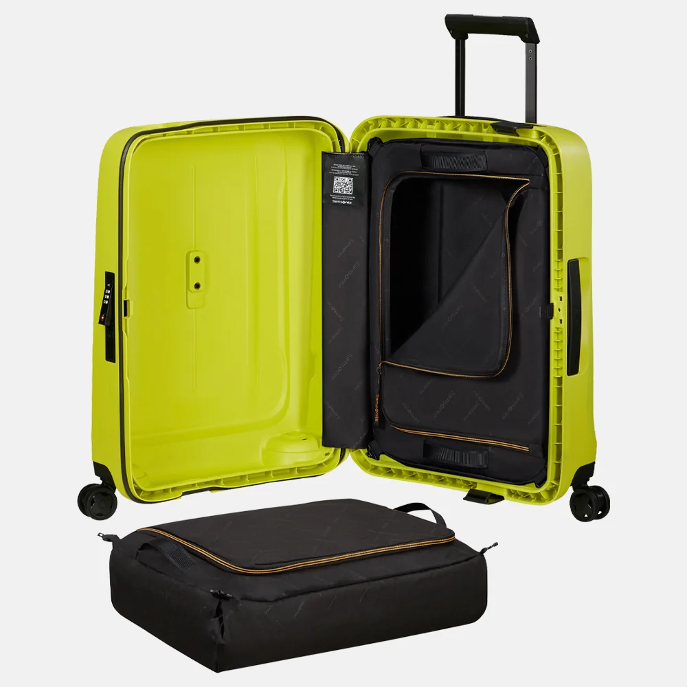 Samsonite Essens handbagage koffer 55 cm lime bij Duifhuizen