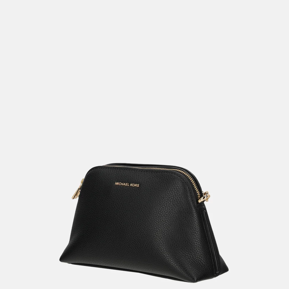 Michael Kors Freddie dome crossbody tas S zwart bij Duifhuizen