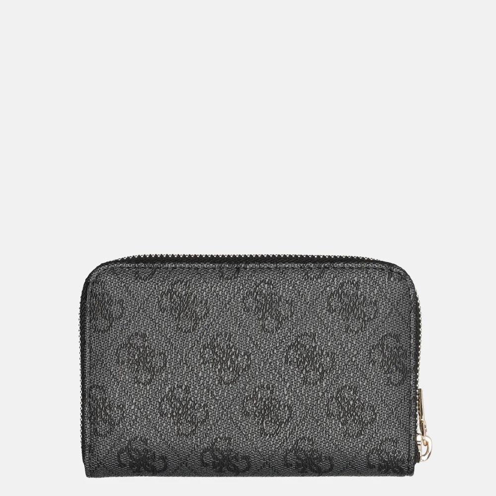 Guess Laurel II portemonnee M coal logo bij Duifhuizen