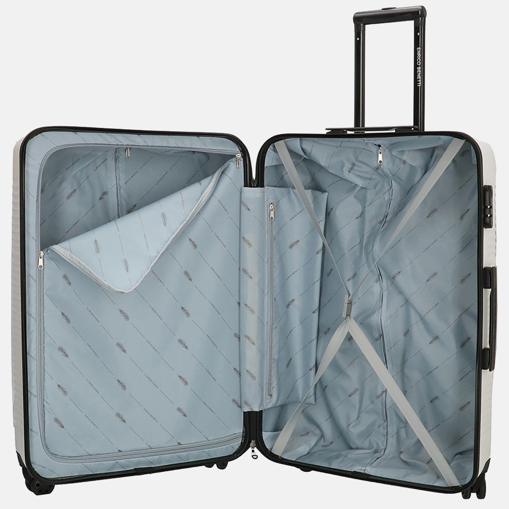 Enrico Benetti Louisville koffer 75 cm white bij Duifhuizen
