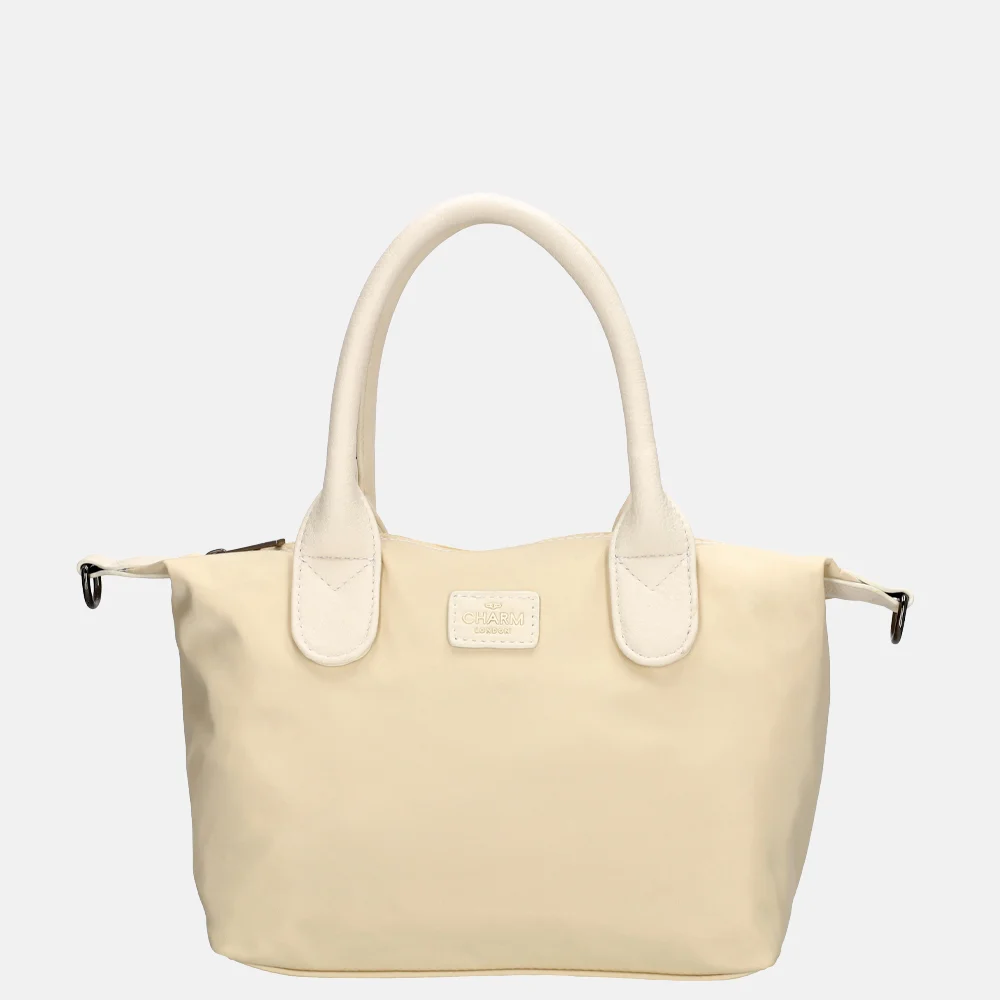 Charm London Buckingham Mono handtas creme bij Duifhuizen