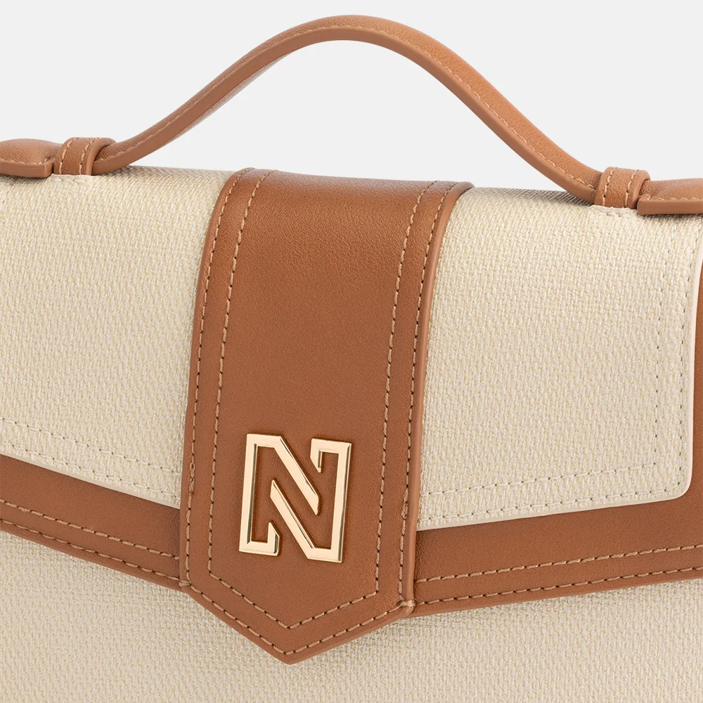 Nikkie Daxton schoudertas cream bij Duifhuizen