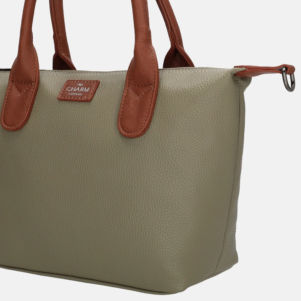 Charm London Buckingham Palace handtas M olijfgroen bij Duifhuizen