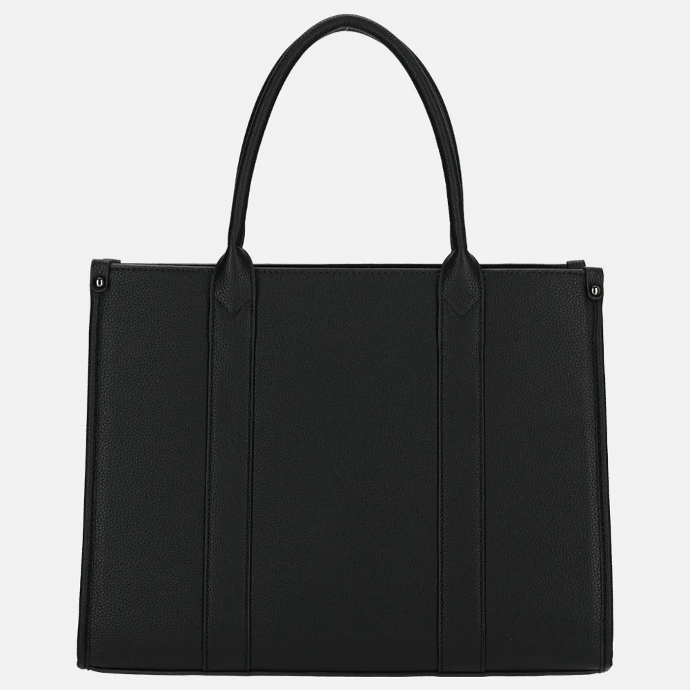 Firenze shopper tote bag L black bij Duifhuizen
