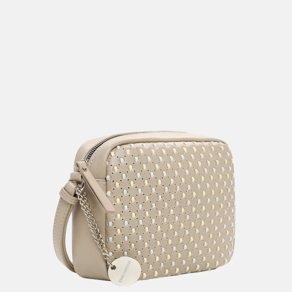Emily & Noah Josefin crossbody tas light taupe bij Duifhuizen