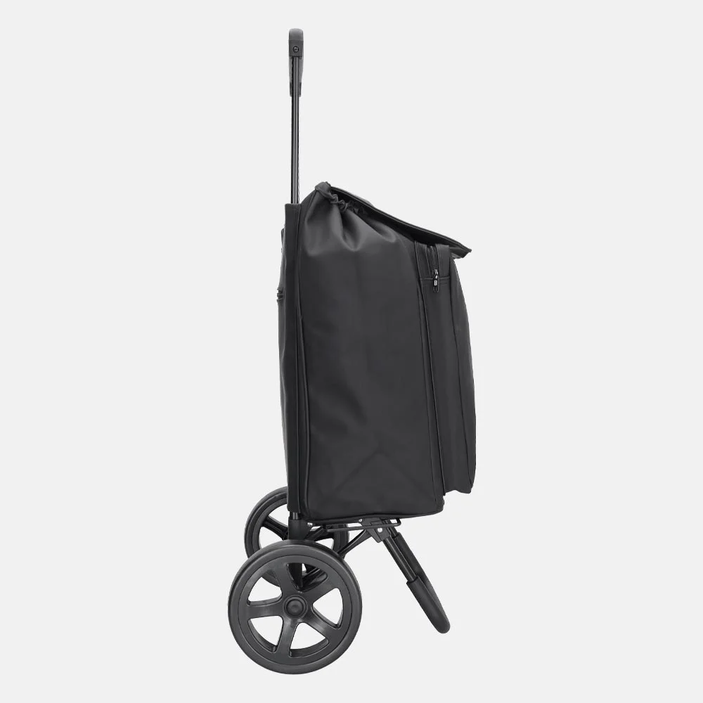 Beagles boodschappentrolley zwart bij Duifhuizen