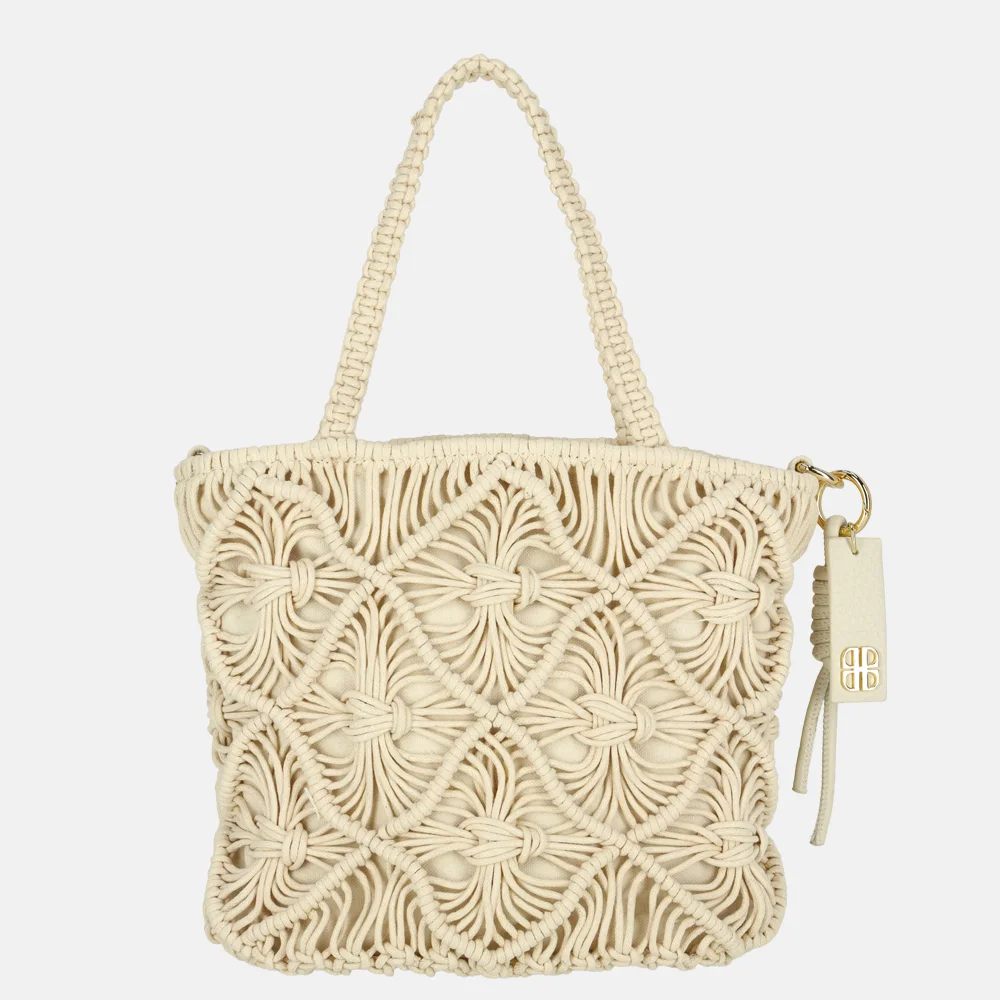 Laurent David Babette handtas S gehaakt white bij Duifhuizen