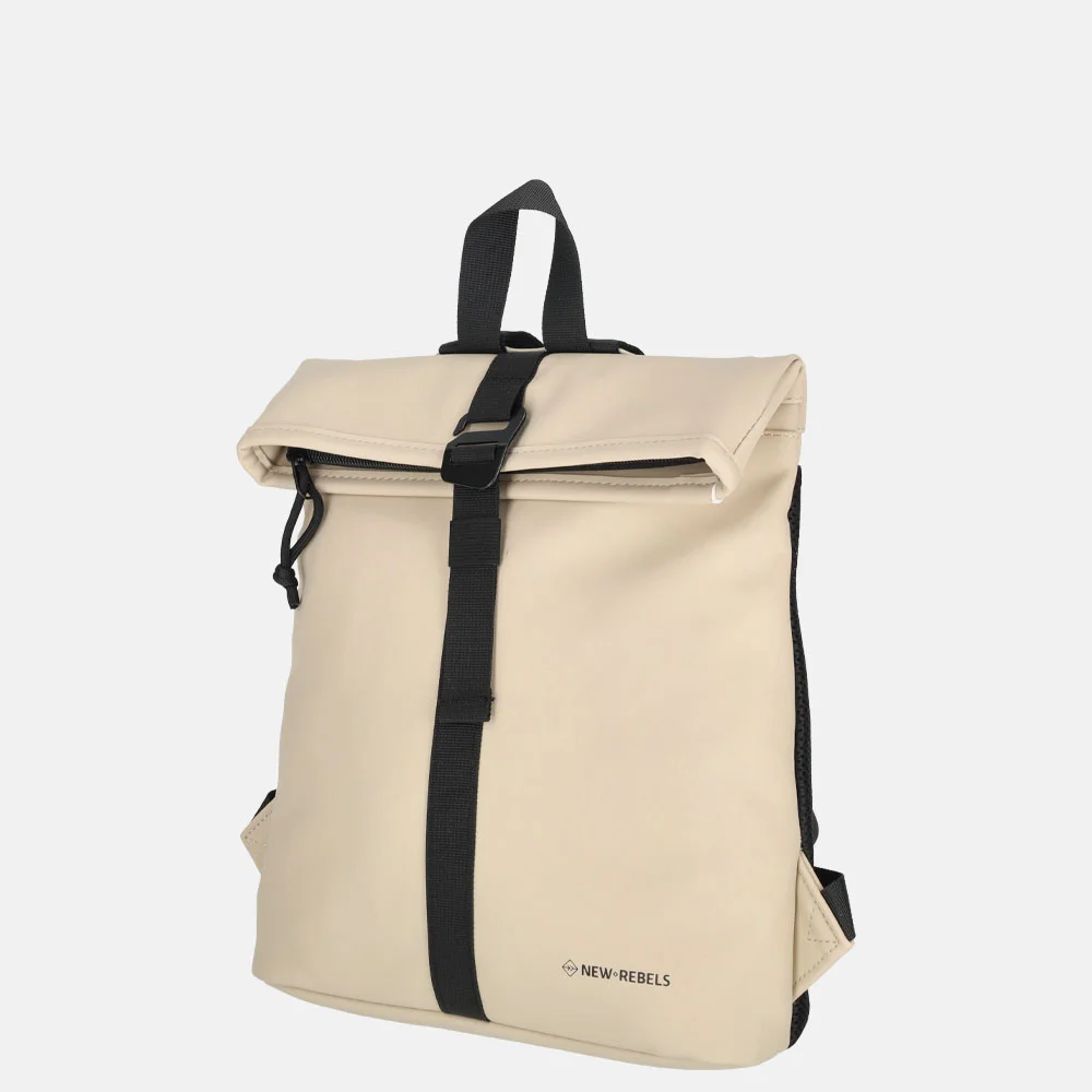 New Rebels Mart rugzak small fel beige bij Duifhuizen