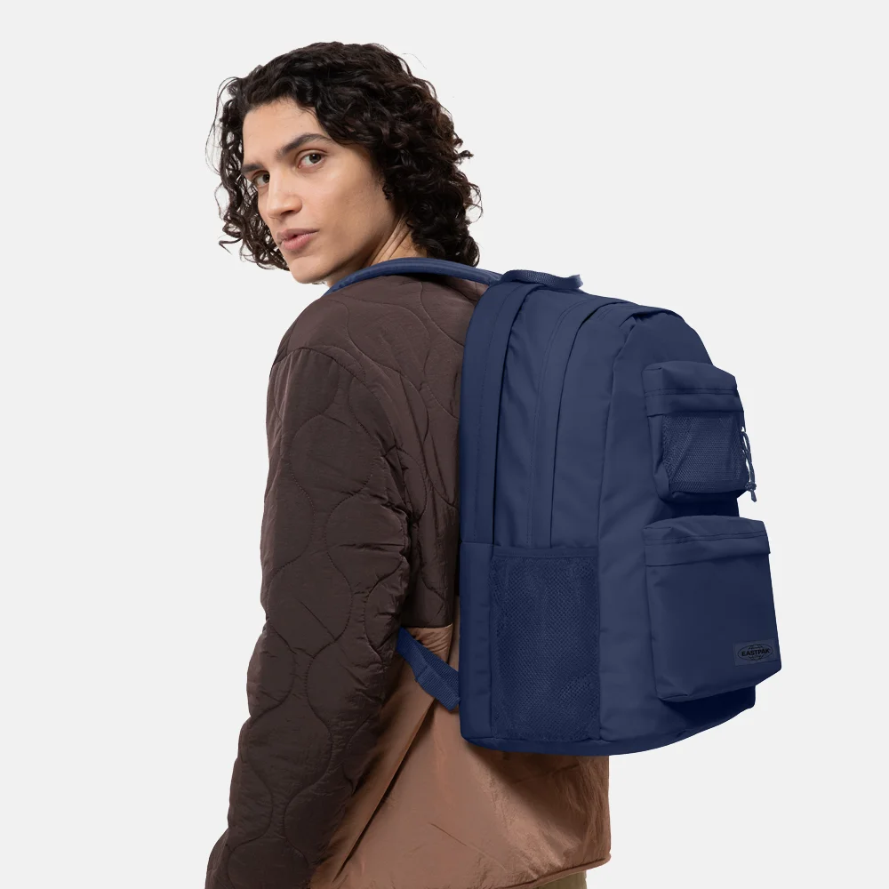 Eastpak Double Office laptoprugzak 17 inch boat navy bij Duifhuizen