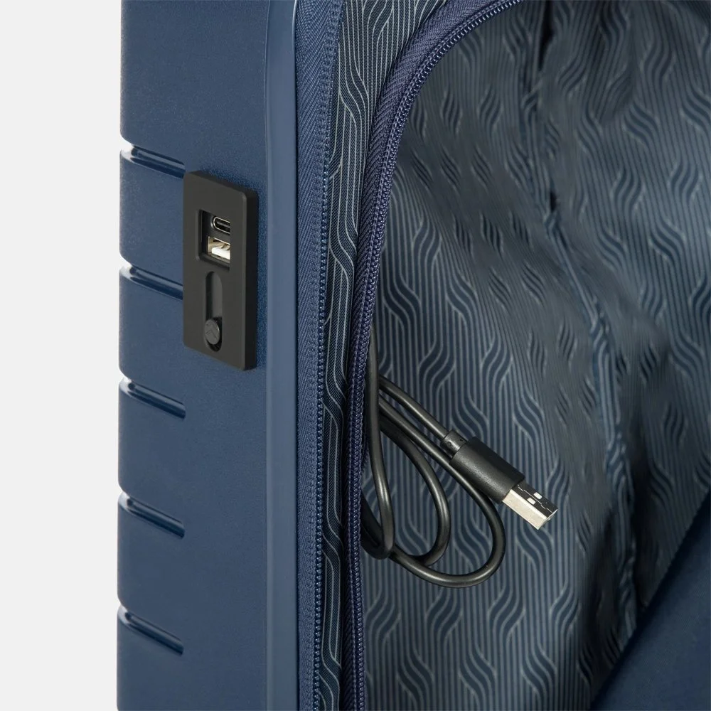 Bric's Ulisse Expandable handbagage koffer 55 cm ocean blue bij Duifhuizen