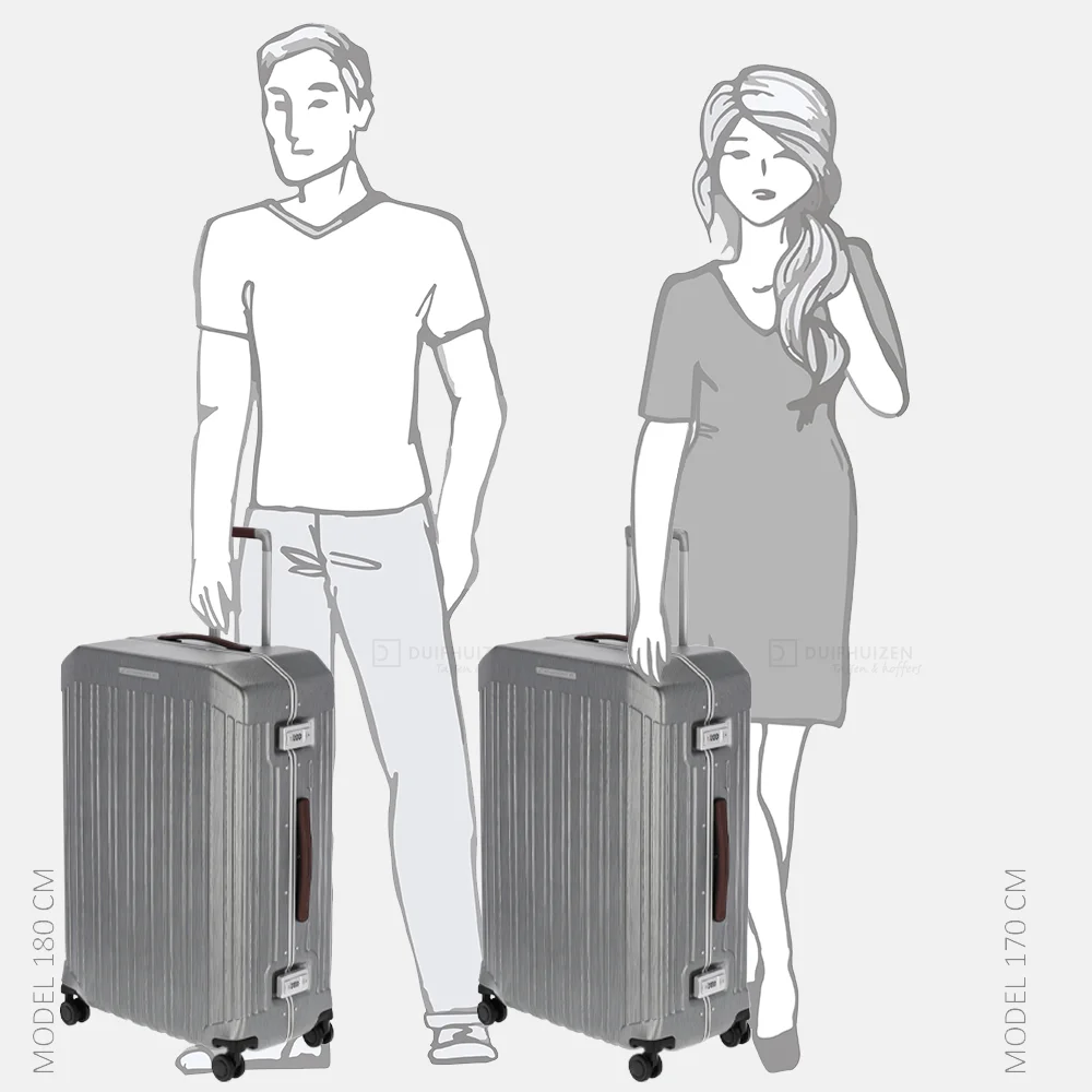 Piquadro reiskoffer 75 cm ncu nero bij Duifhuizen