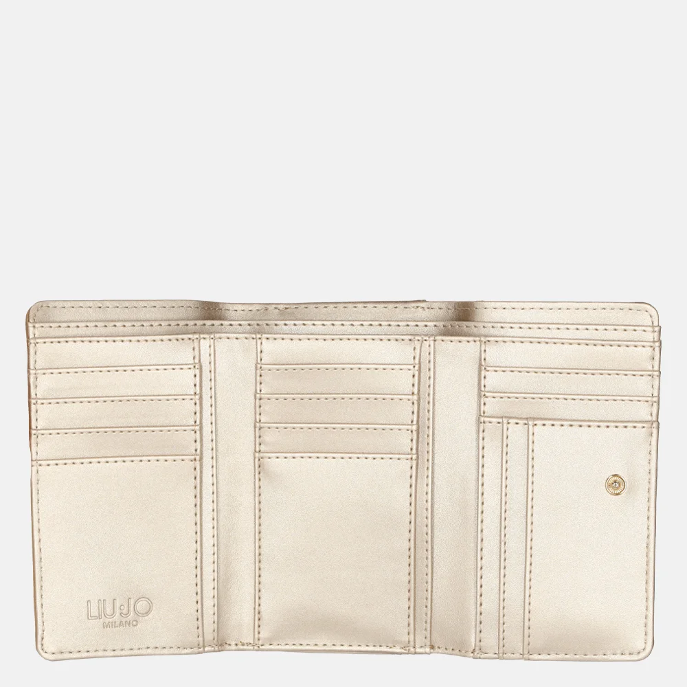 Liu Jo Caliwen overslagportemonnee trifold M cammello bij Duifhuizen