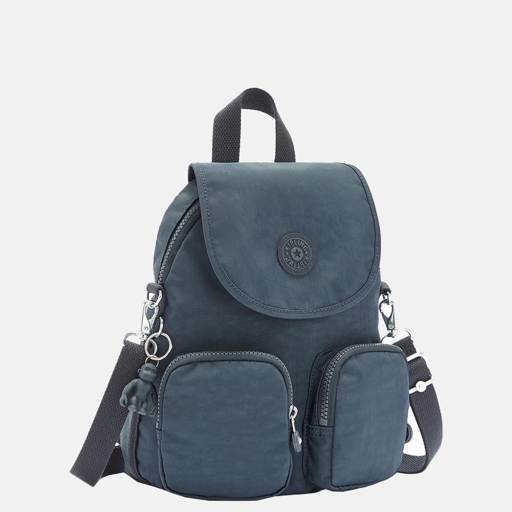 Kipling Firefly Up rugzak blue bleu bij Duifhuizen