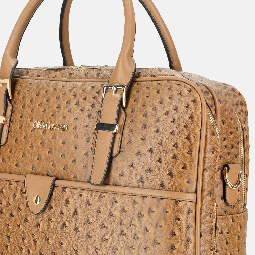 Olivia Lauren business trolley Kiara bruin bij Duifhuizen