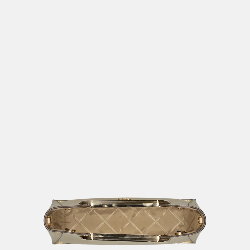 Michael Kors Chelsea clutch L pale gold bij Duifhuizen