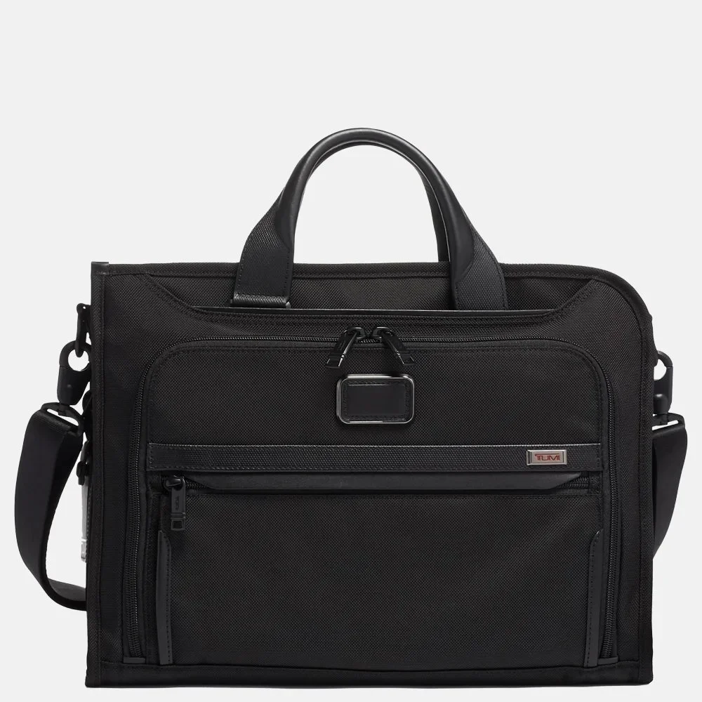 Tumi Alpha Slim Deluxe laptoptas black