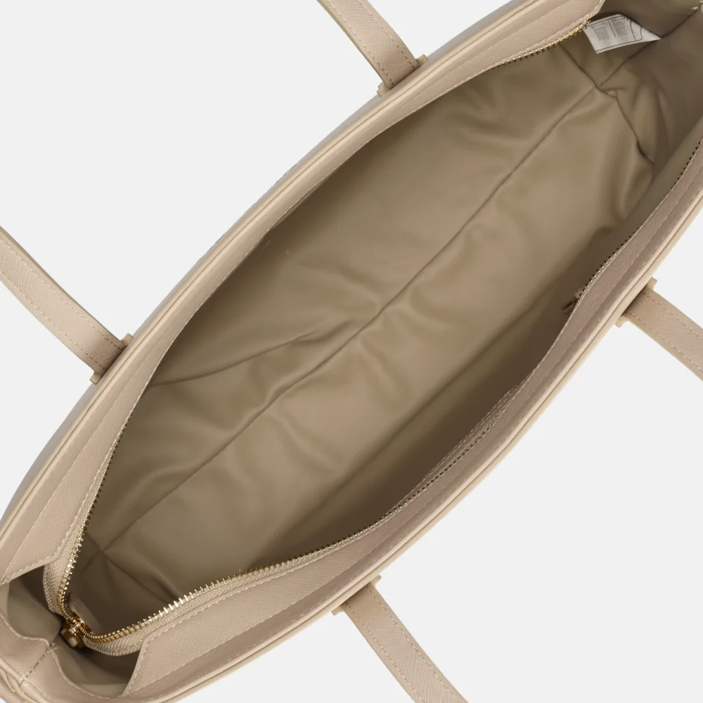 Valentino Bags Zero shopper beige bij Duifhuizen