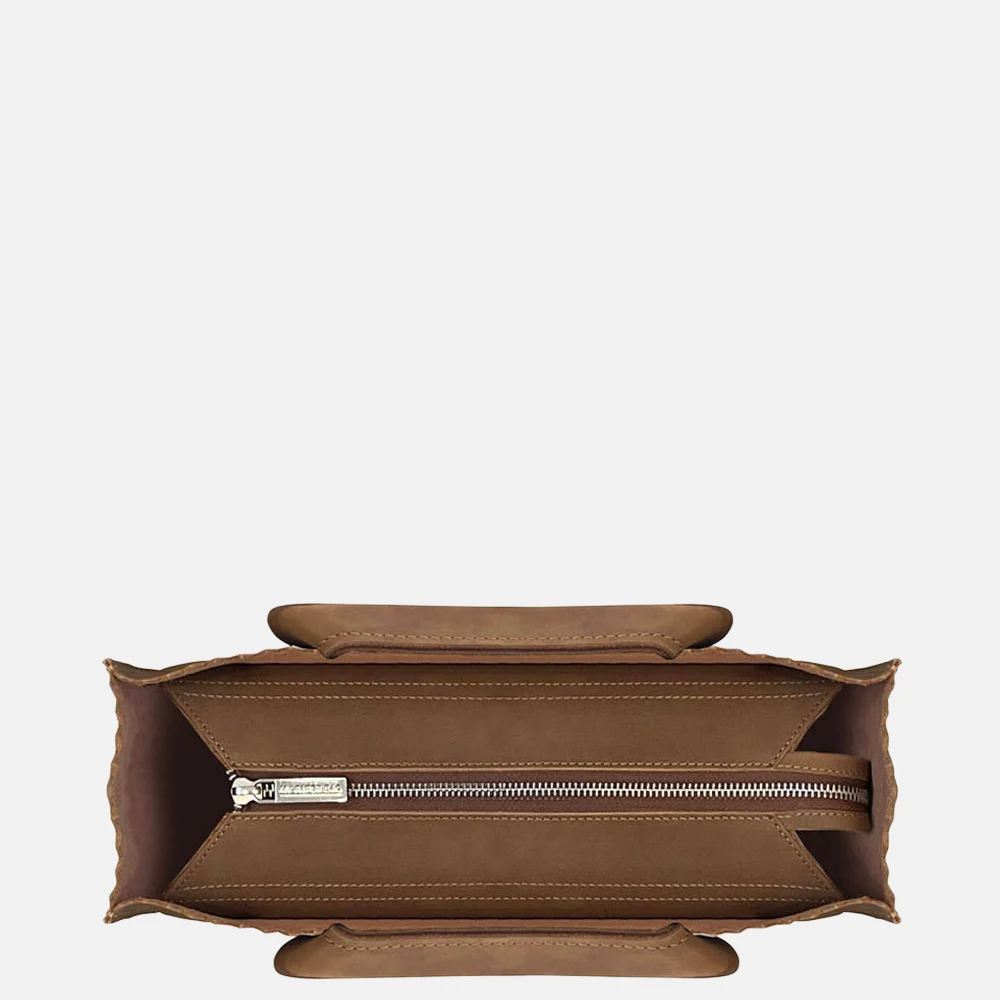 My paper bag shopper hazel brown bij Duifhuizen