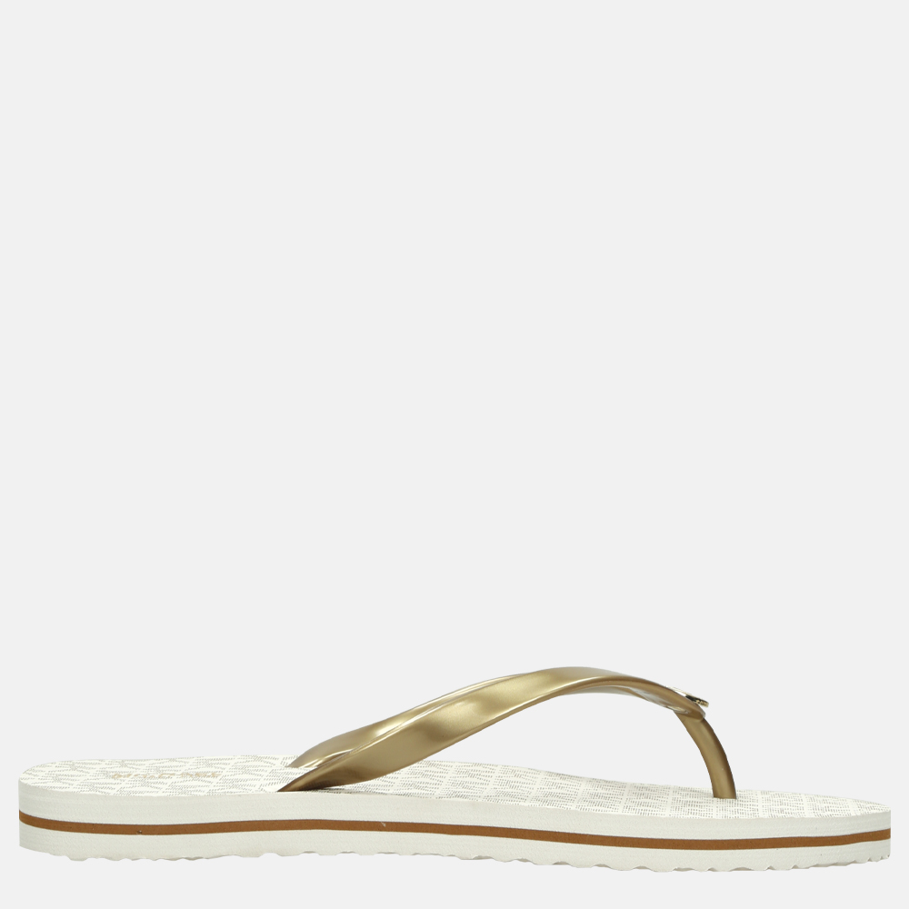 Michael Kors Eva slippers vanilla bij Duifhuizen