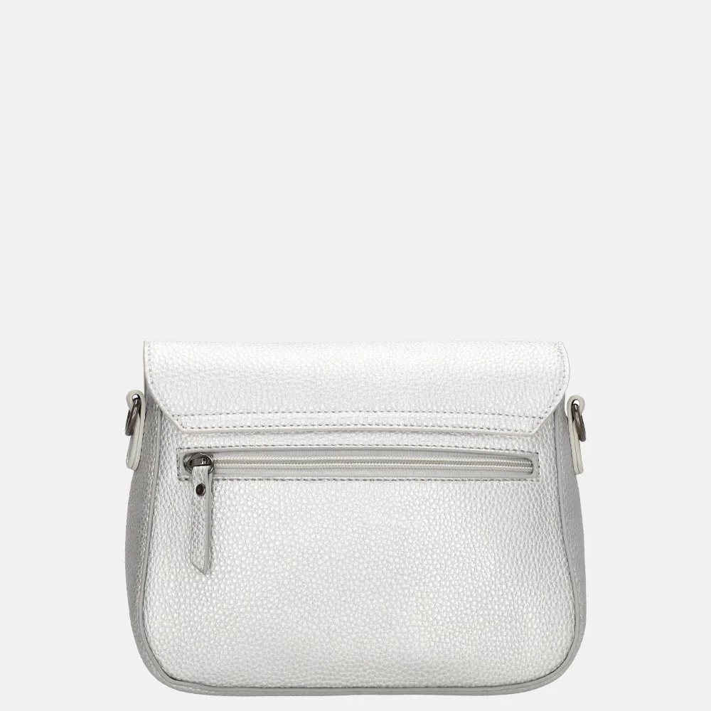Charm London crossbody tas silver bij Duifhuizen
