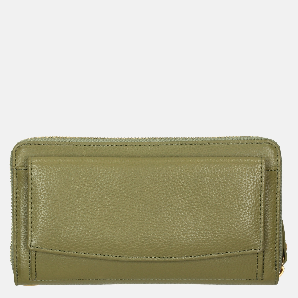 Loulou Essentiels robuste portemonnee olive