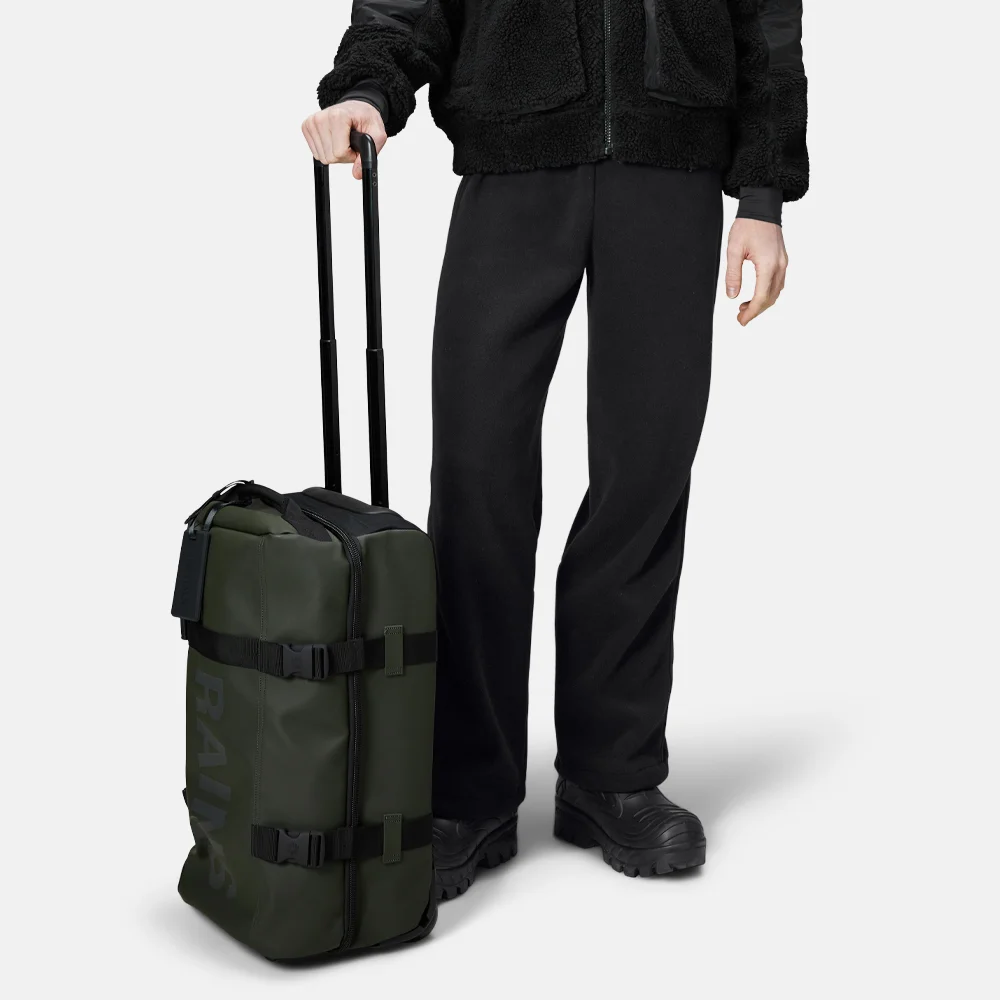 Rains Travelbag Small reistas 54 cm green bij Duifhuizen
